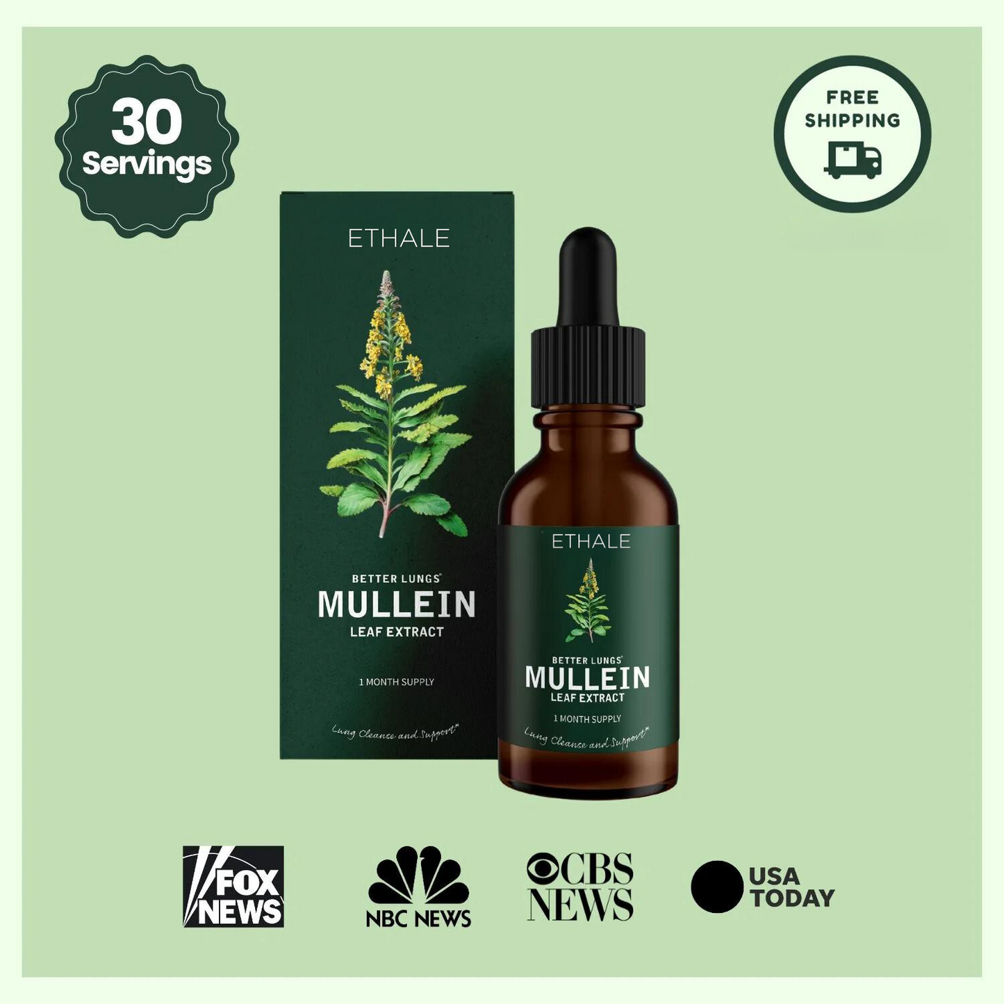 Mullein + Chlorophyll Lung Drops